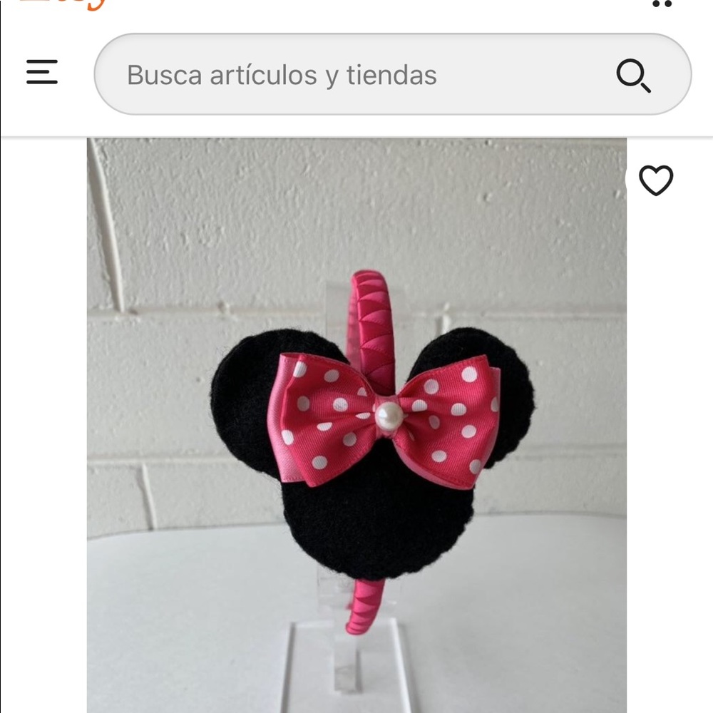 Minnie mouse headband - Picture 2 of 2